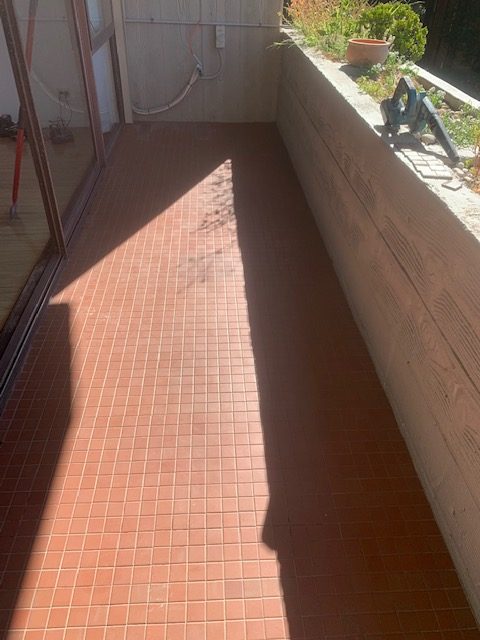 Residential Balcony tiles without waterproofing
