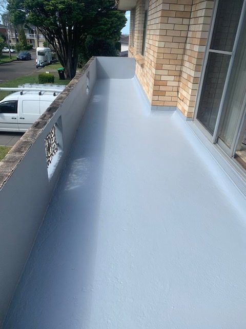 Putting Waterproofing membrane on Balcony