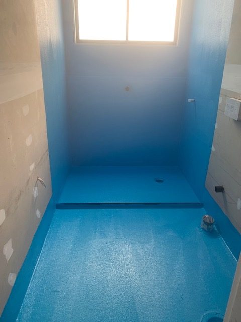 Waterproofing membrane installtion on Bathroom