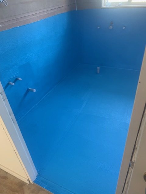 House bathroom waterproofing