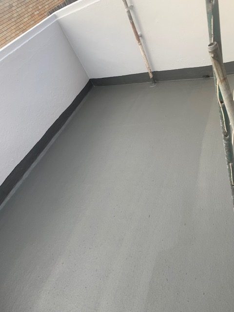 External waterproofing and stairwell
